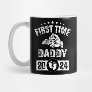 First Time Daddy 2024 1St Fathers Day 2024 For New Dad Mug